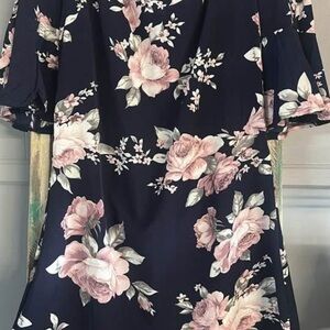 Floral Navy Dress
